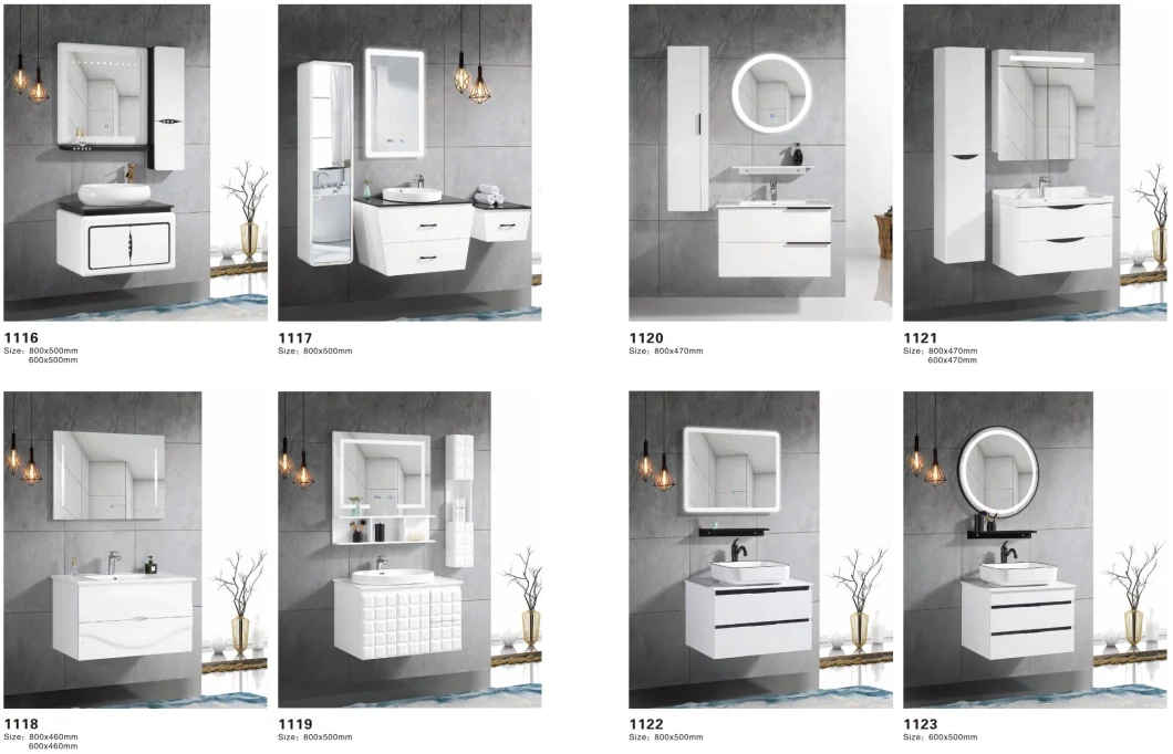 Floor-Mounted Bathroom Furniture Bathroom Furniture Vanity PVC Bathroom Vanity