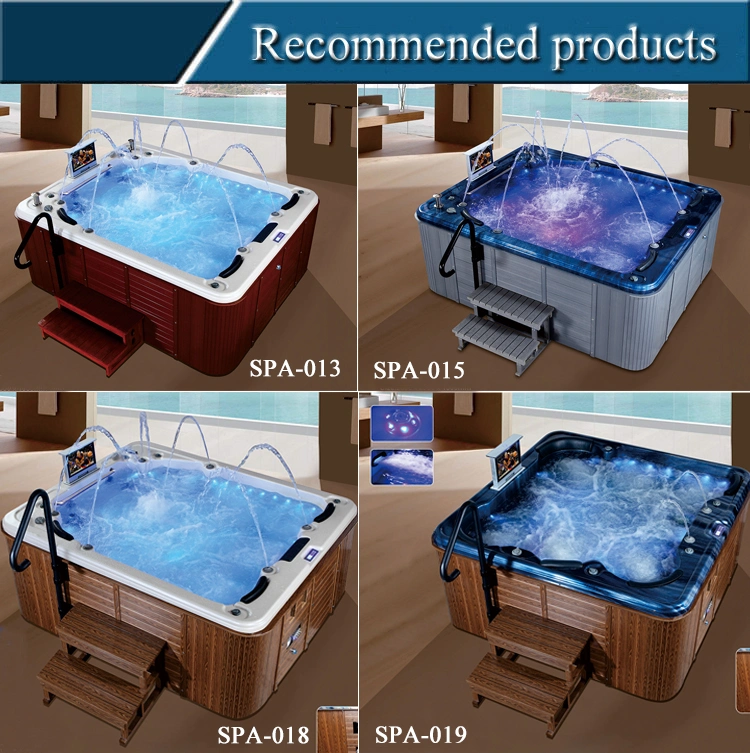 6 Person Blue Acrylic Deluxe Jet Pool Outdoor SPA Whirlpool