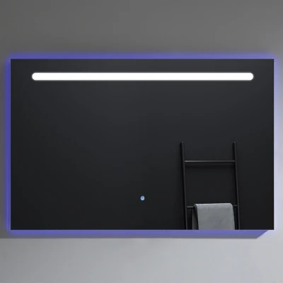 Specchio LED senza cornice antiappannamento da 48 pollici